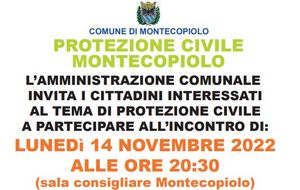 incontro prot. civile